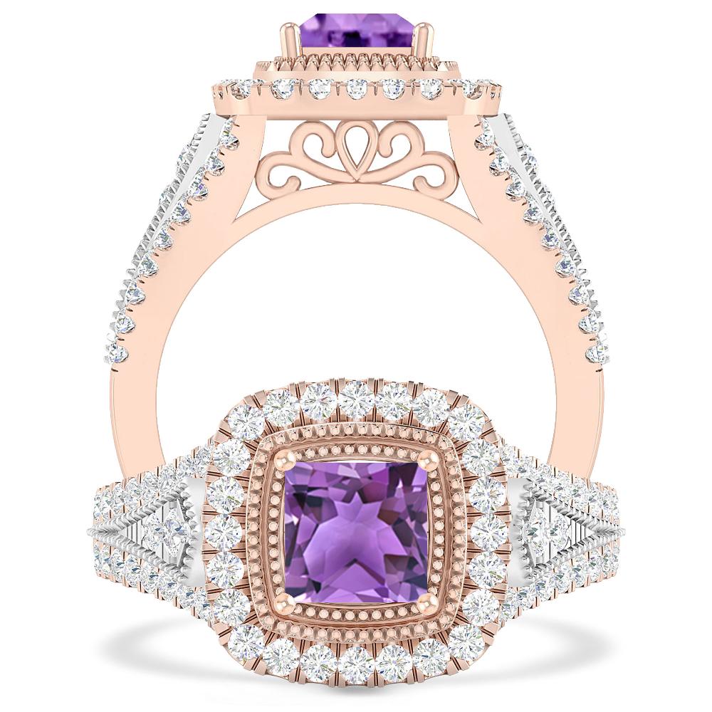 Rose Gold - Amethyst