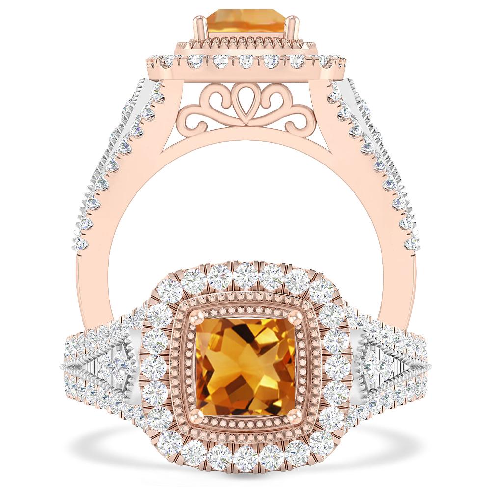 Rose Gold - Citrine