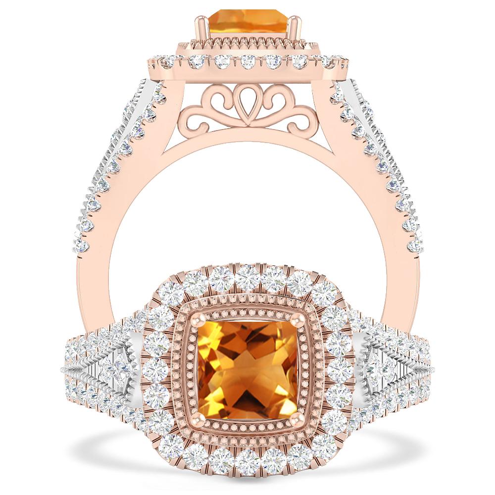 Rose Gold - Citrine