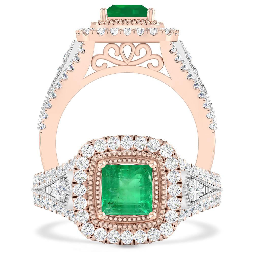 Rose Gold - Emerald