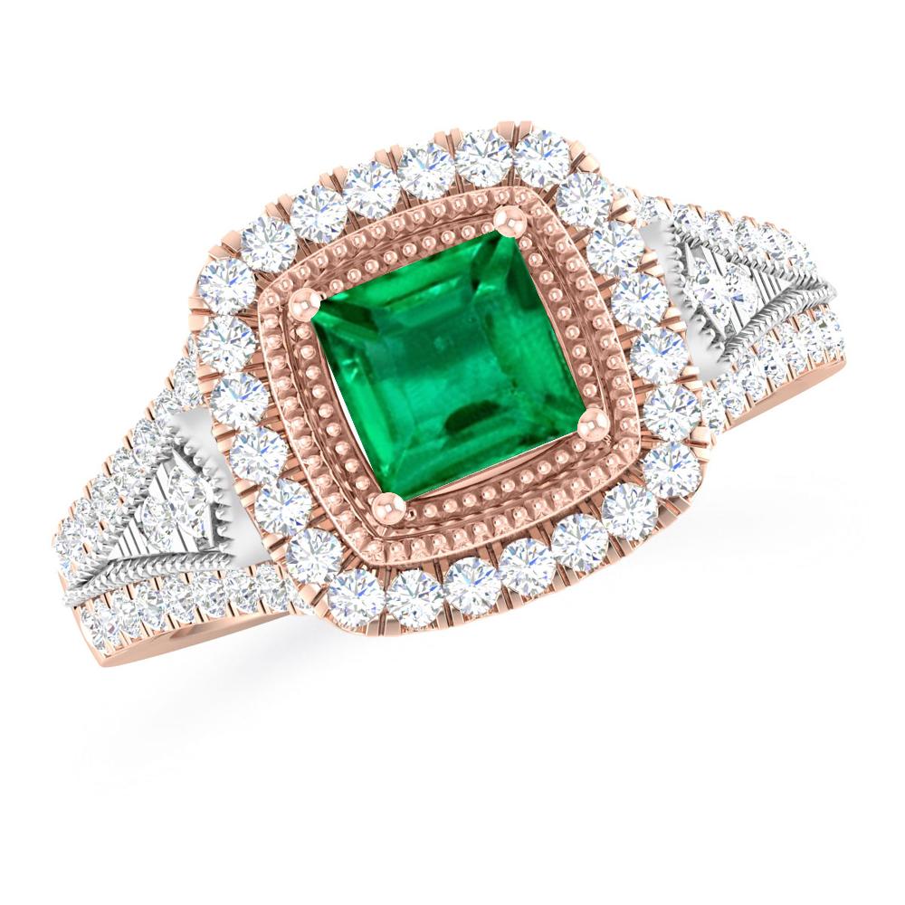 Rose Gold - Emerald