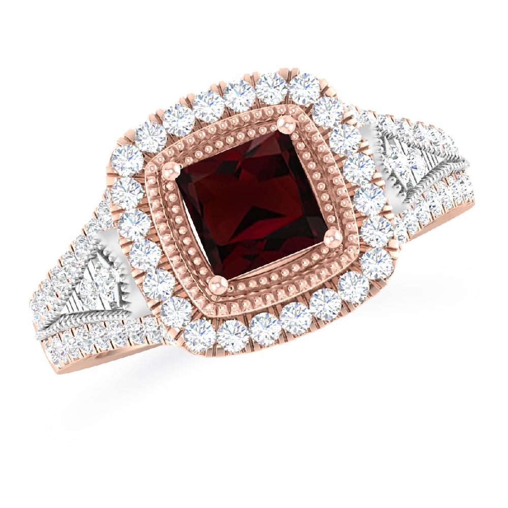 Rose Gold - Garnet