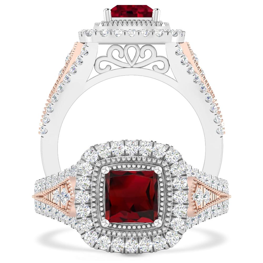 White Gold - Garnet