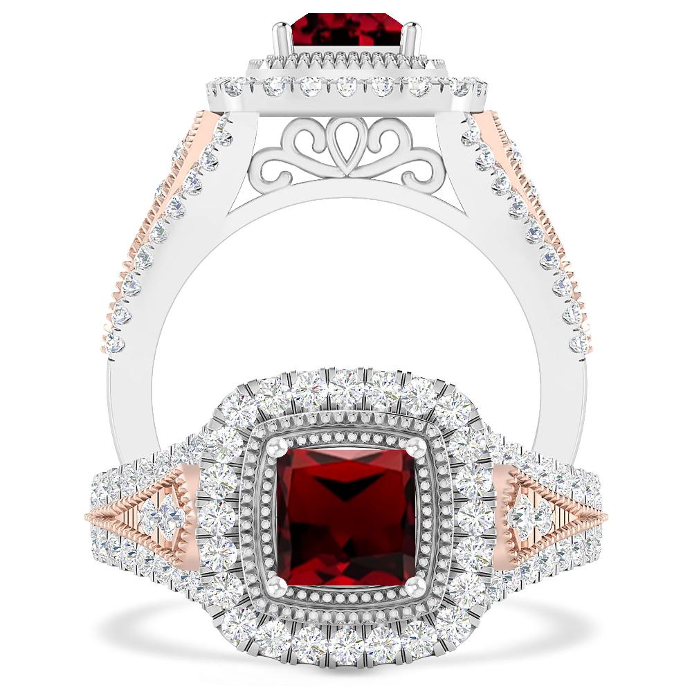 White Gold - Garnet