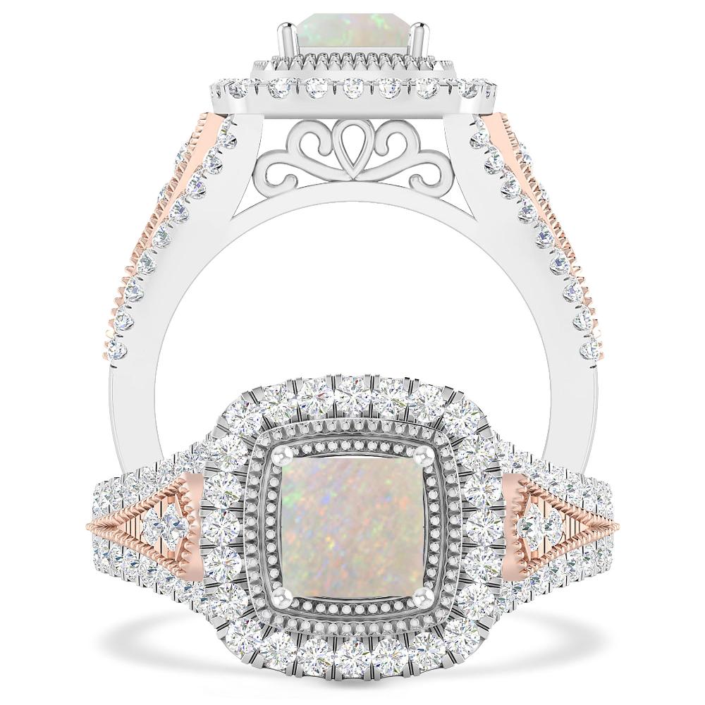 White Gold - Opal