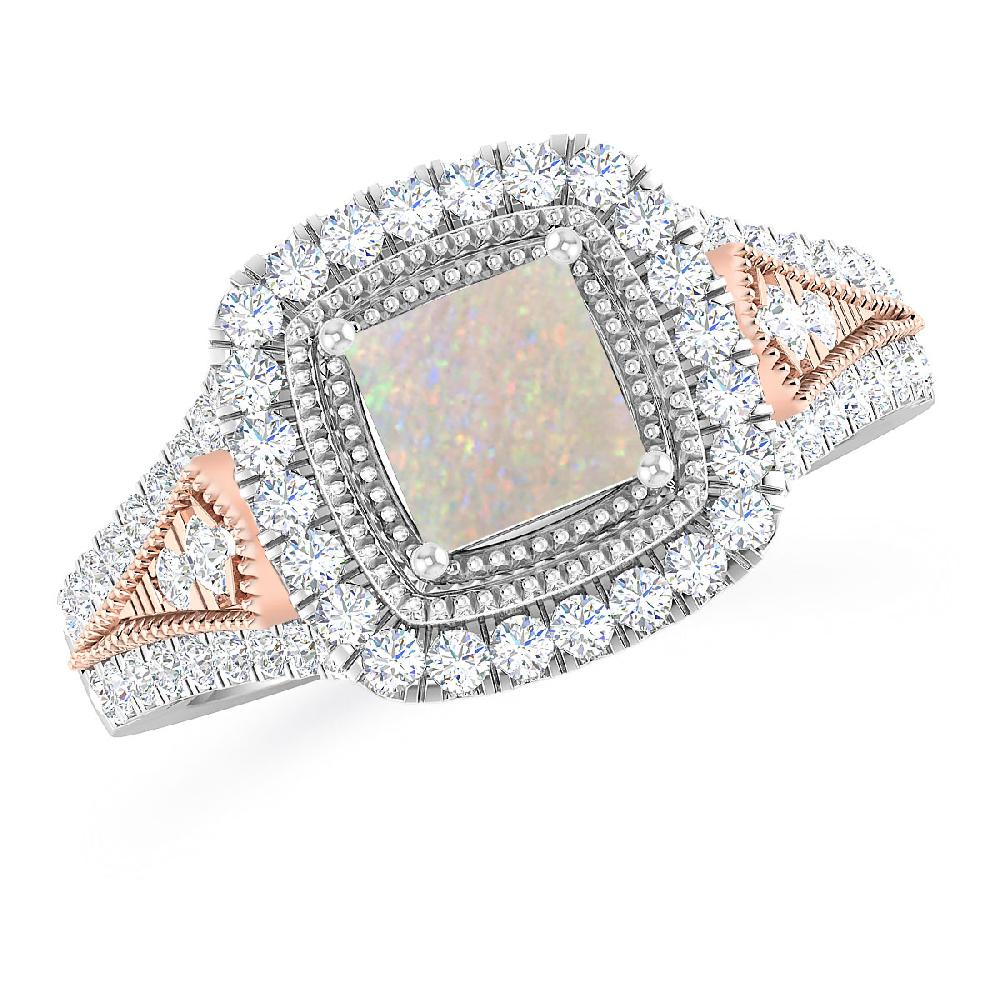 White Gold - Opal
