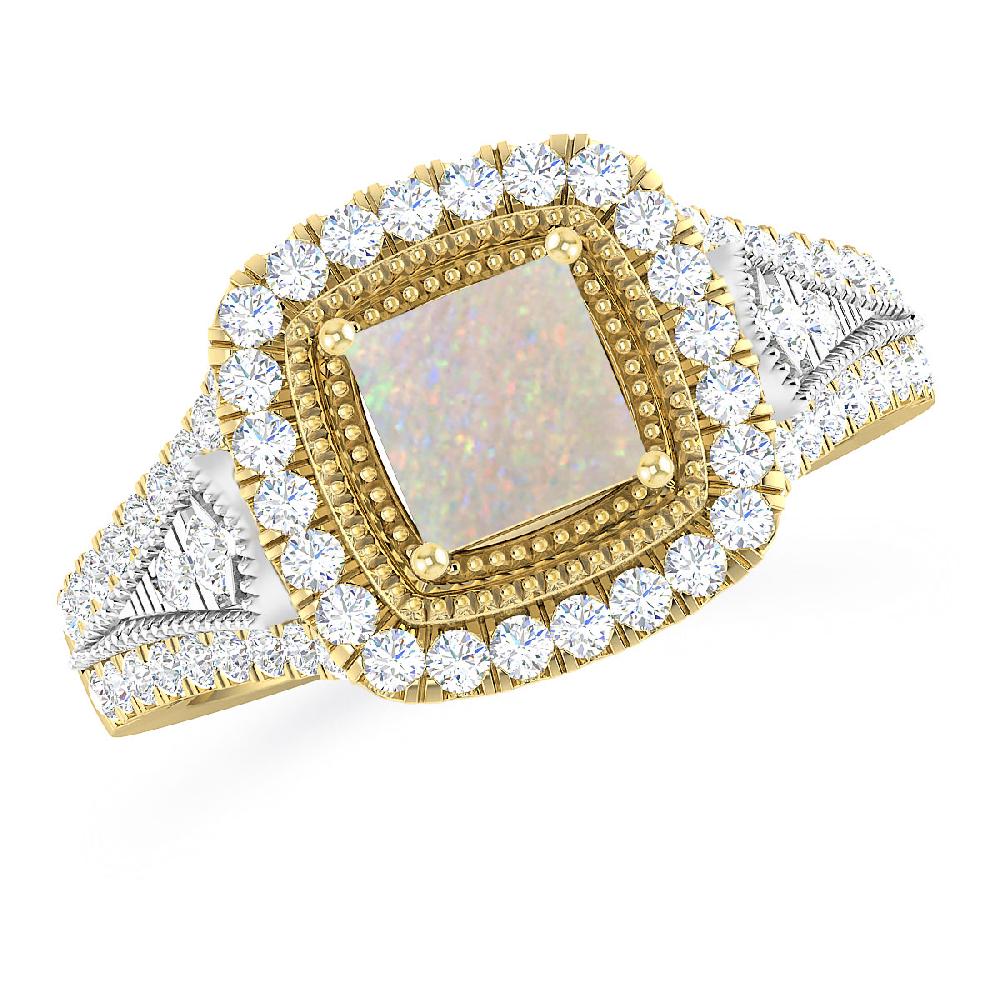 Yellow Gold - Opal