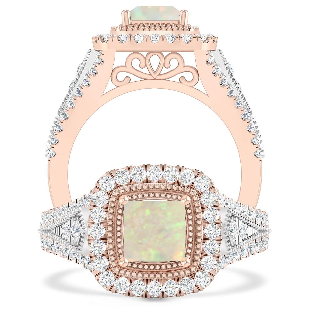 Rose Gold - Opal