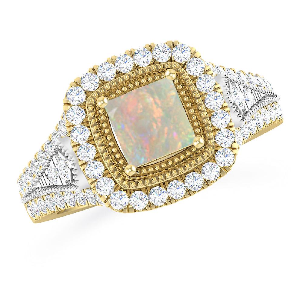 Yellow Gold - Opal