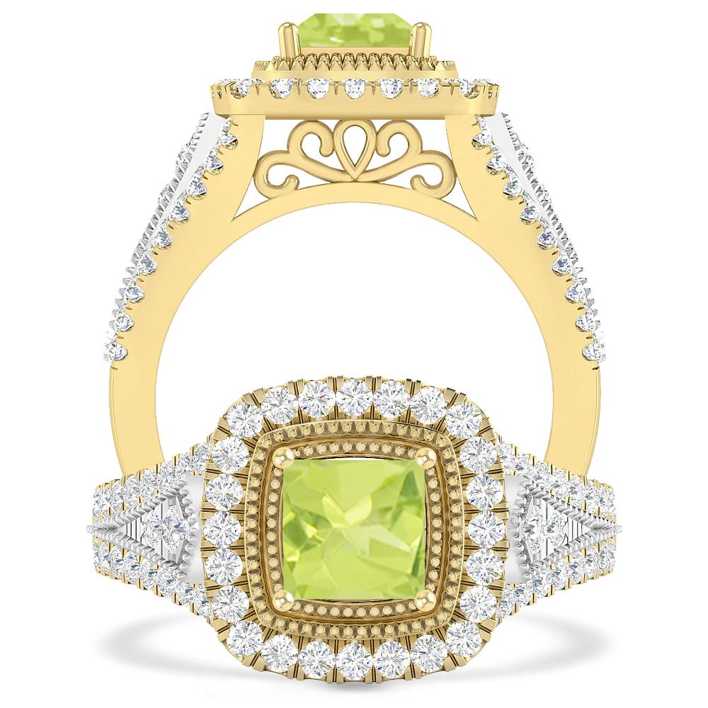 Yellow Gold - Peridot