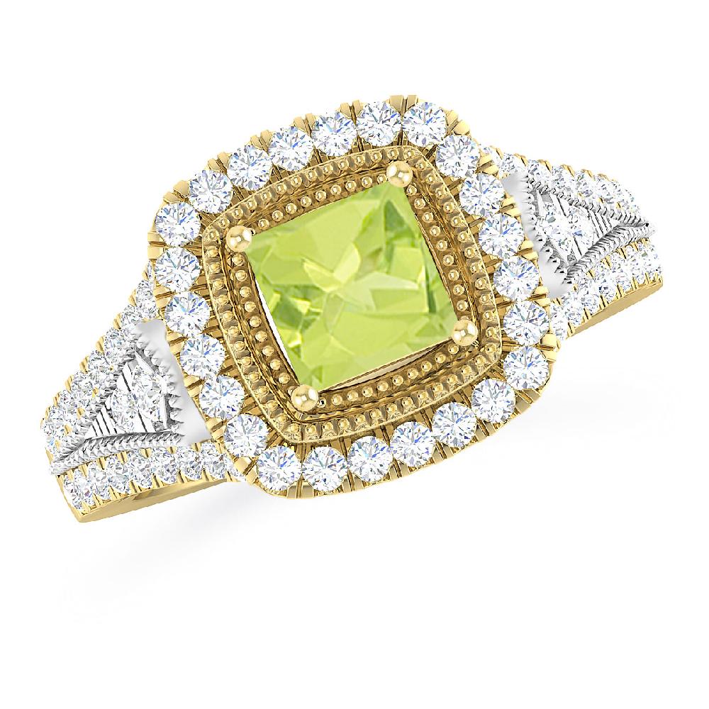 Yellow Gold - Peridot