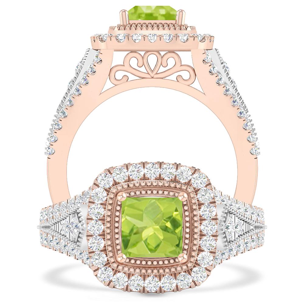 Rose Gold - Peridot