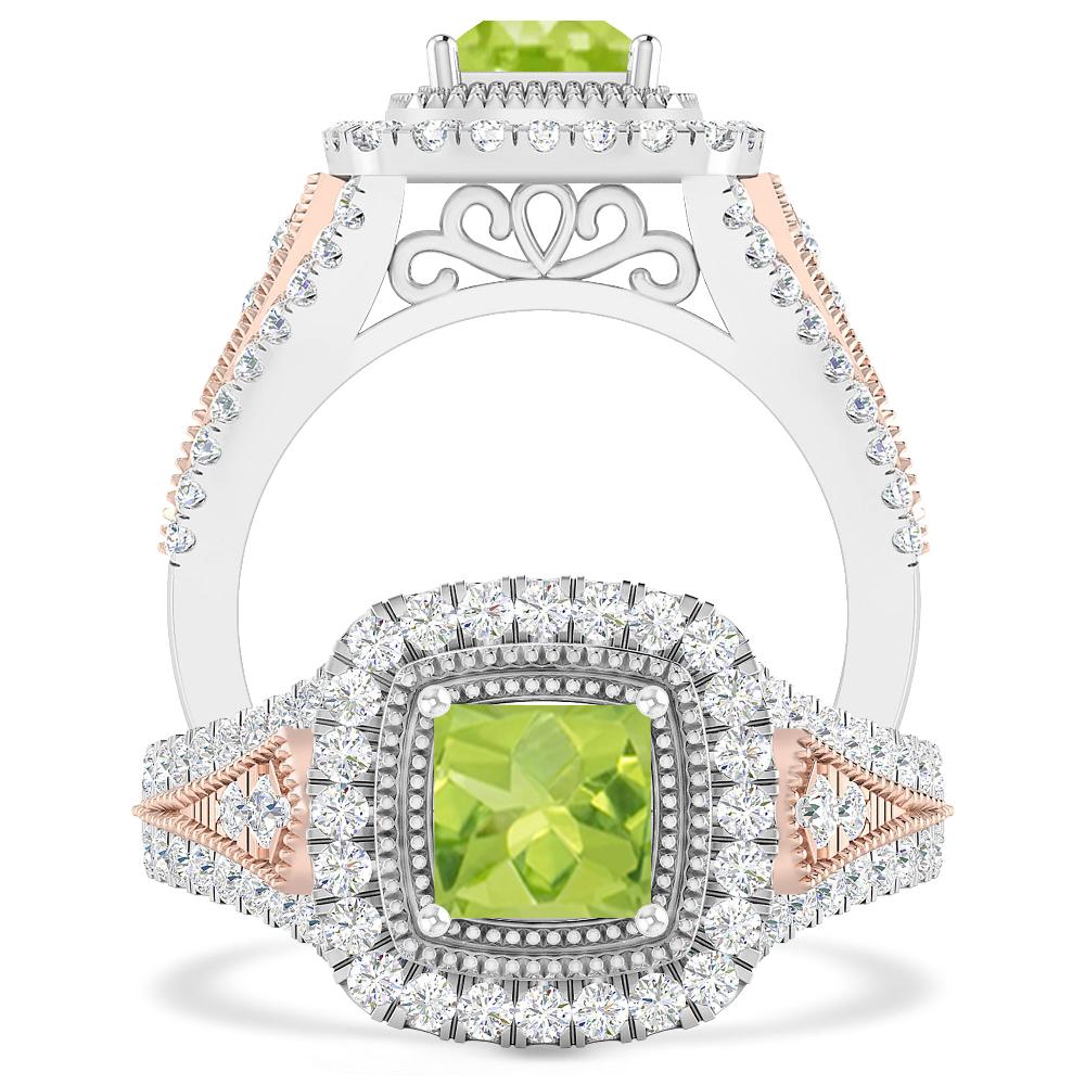 White Gold - Peridot