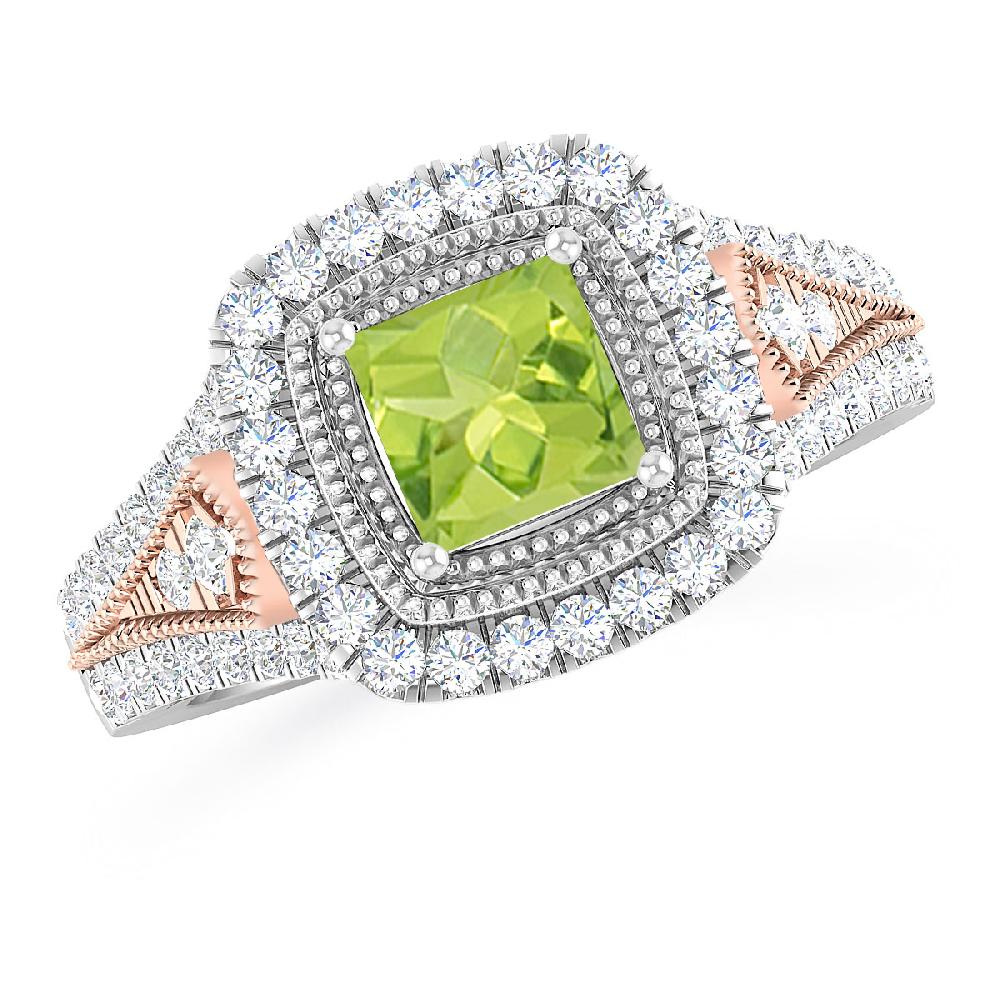 White Gold - Peridot
