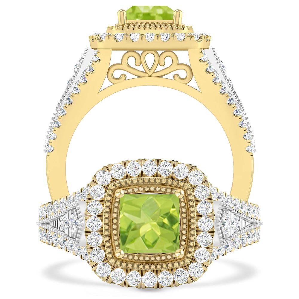 Yellow Gold - Peridot