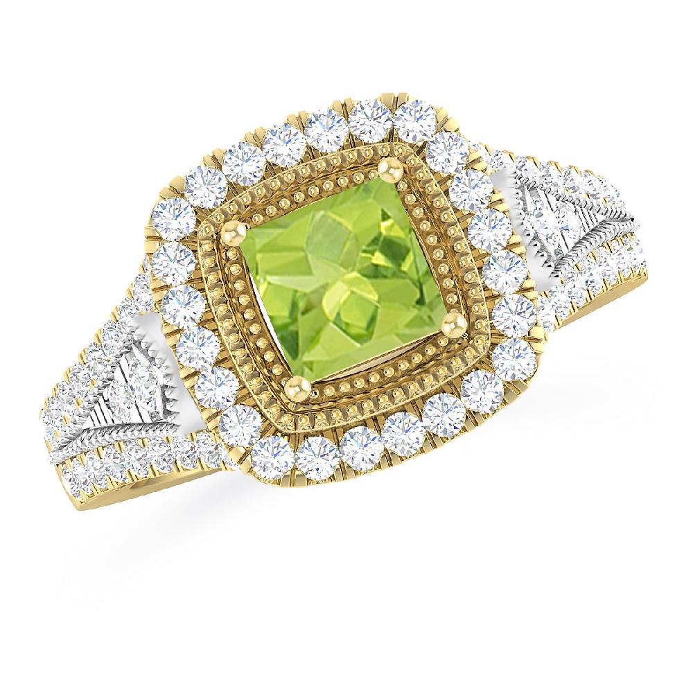 Yellow Gold - Peridot