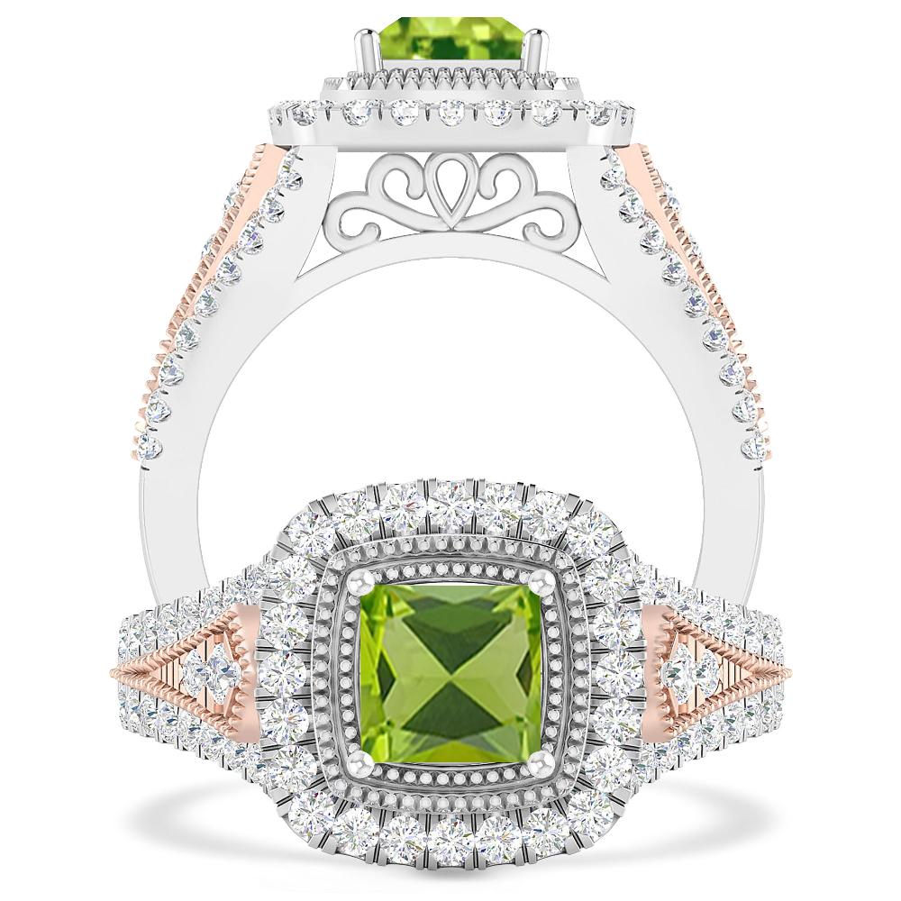 White Gold - Peridot