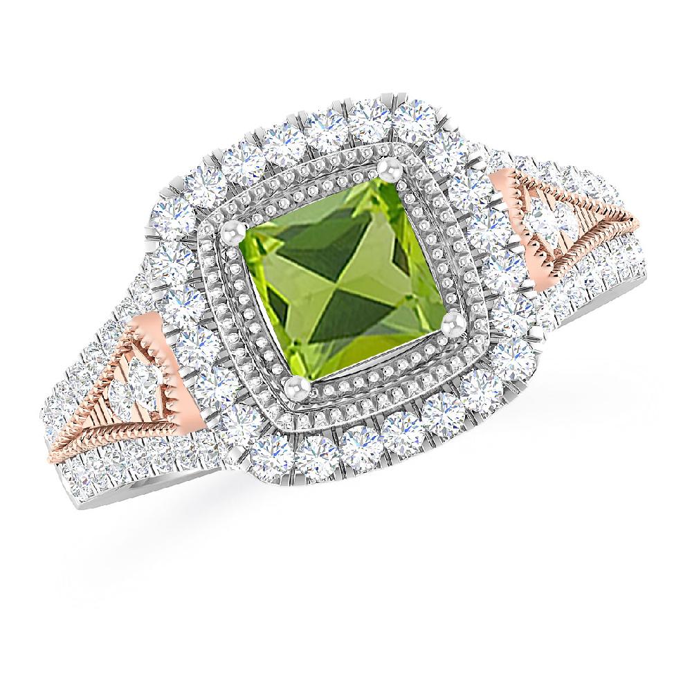 White Gold - Peridot