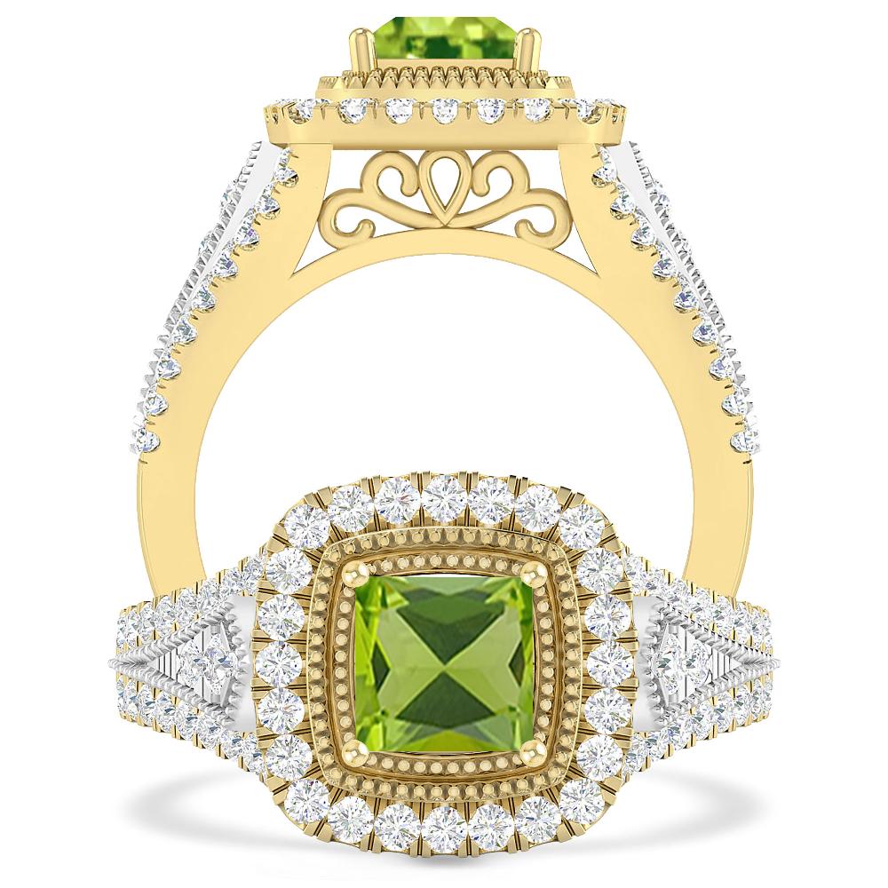 Yellow Gold - Peridot