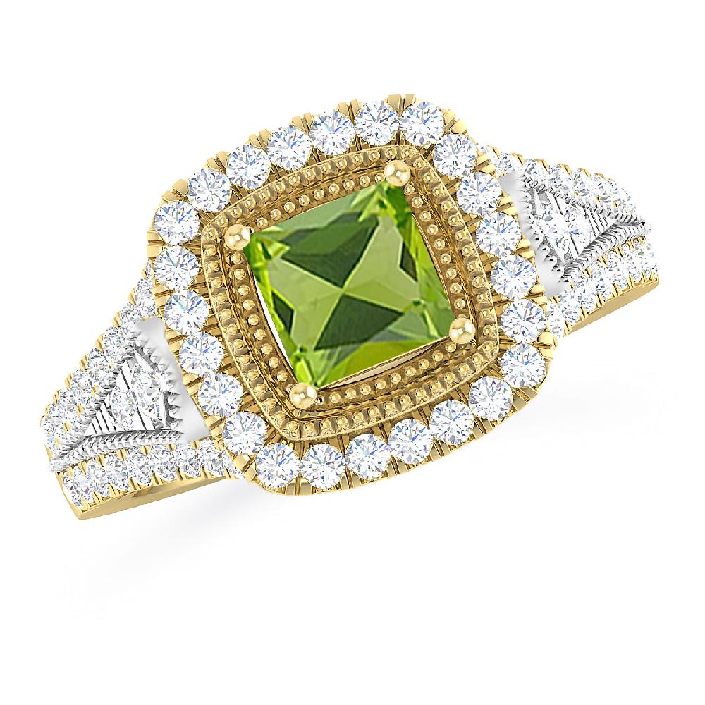 Yellow Gold - Peridot