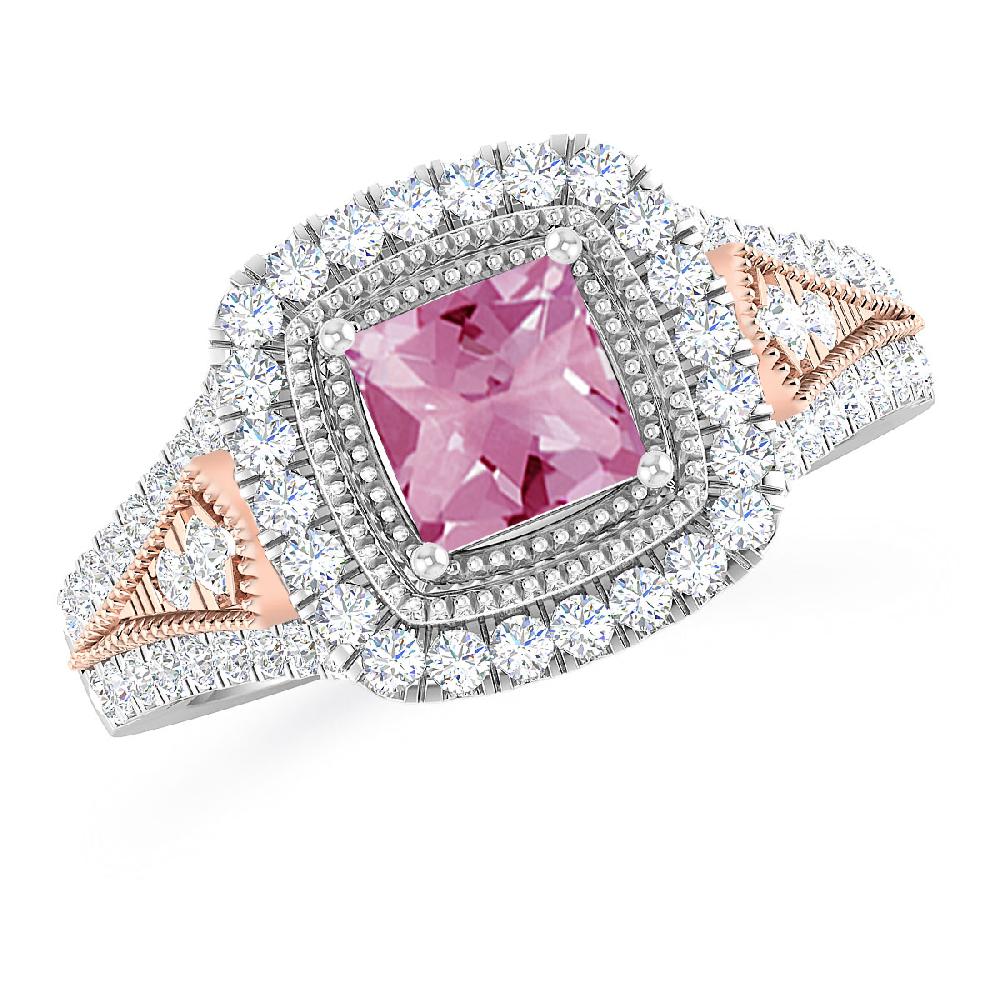 White Gold - Pink Tourmaline