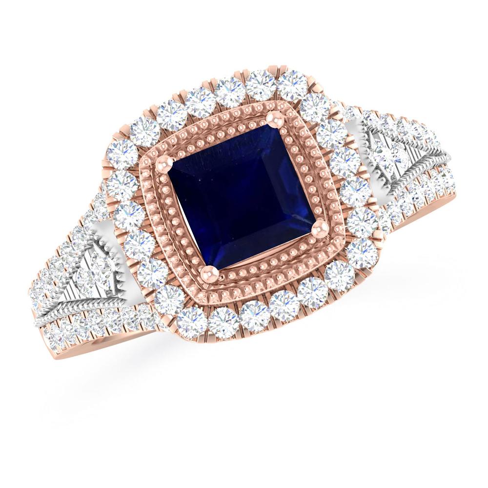 Rose Gold - Sapphire