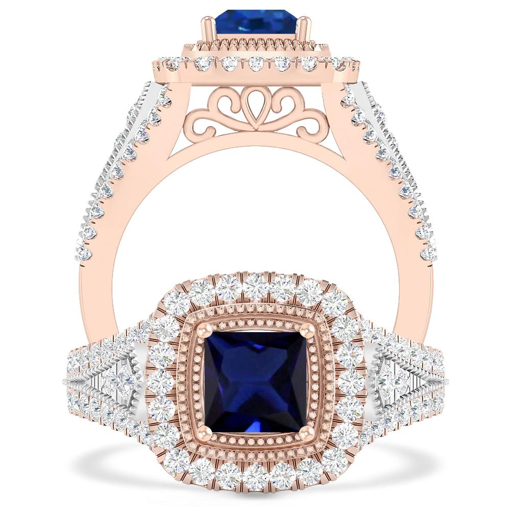 Rose Gold - Sapphire