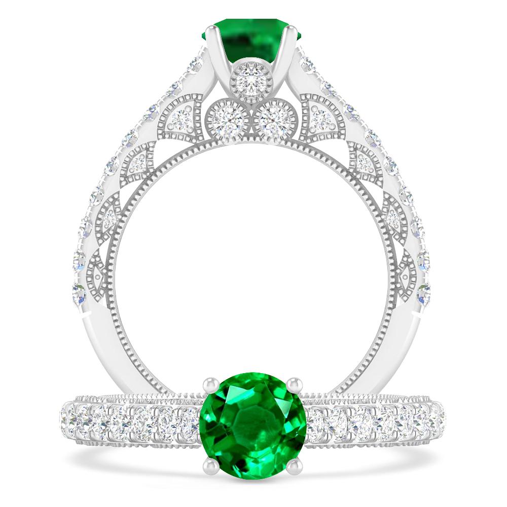 White Gold - Emerald