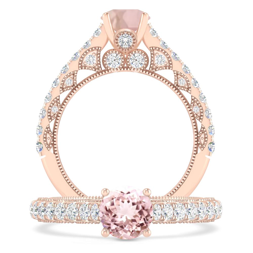 Rose Gold - Morganite