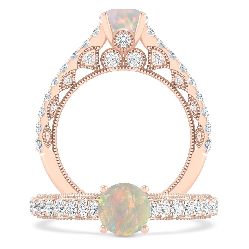 Rose Gold - Opal