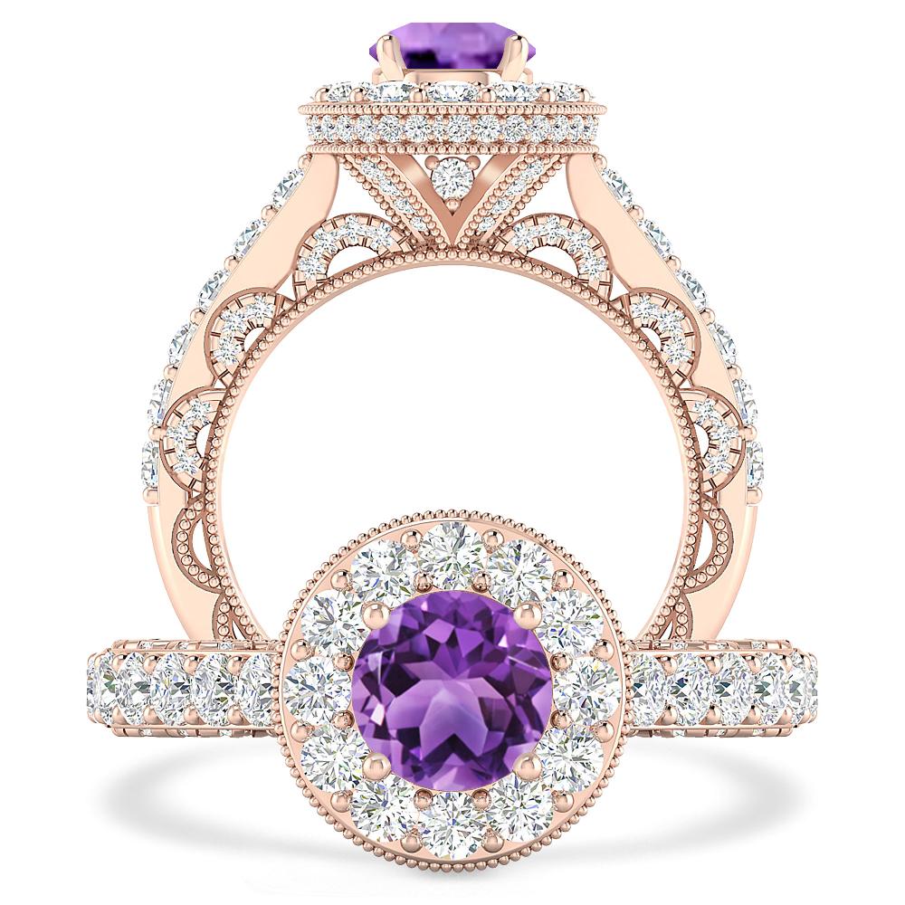 Rose Gold - Amethyst