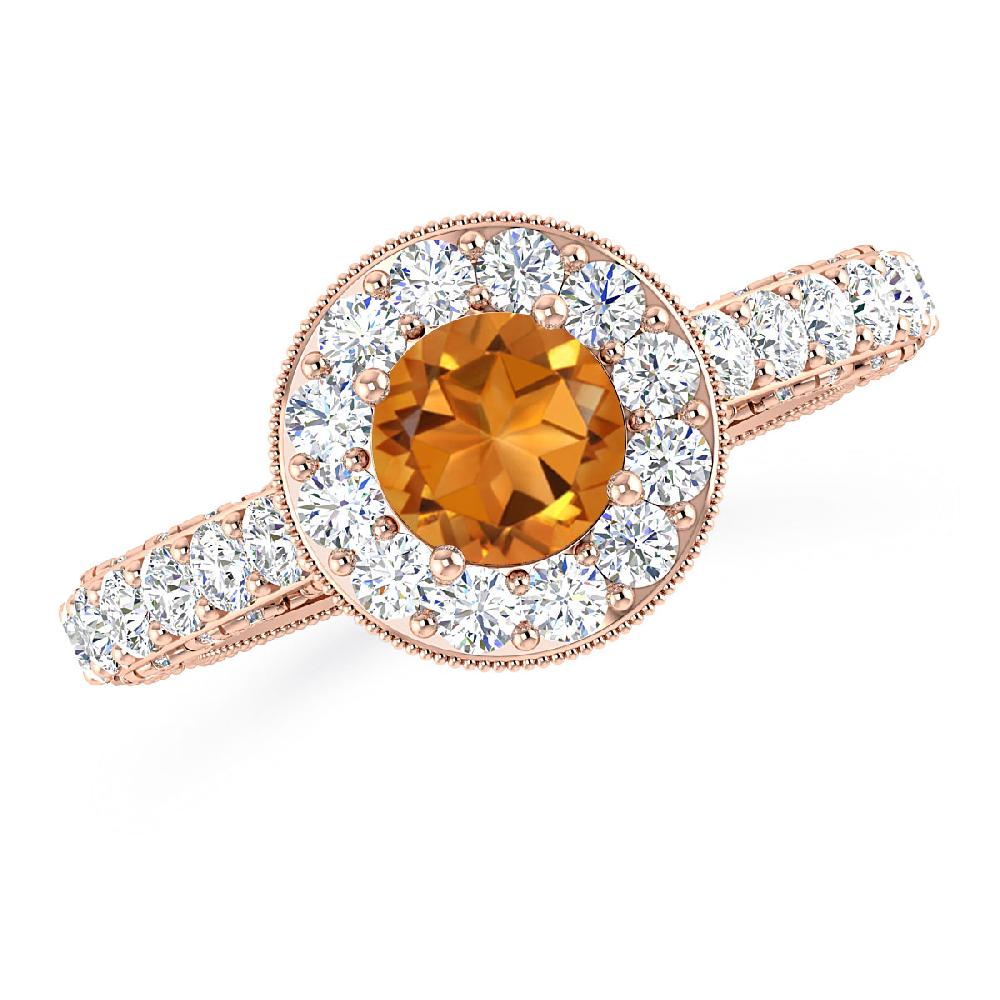 Rose Gold - Citrine