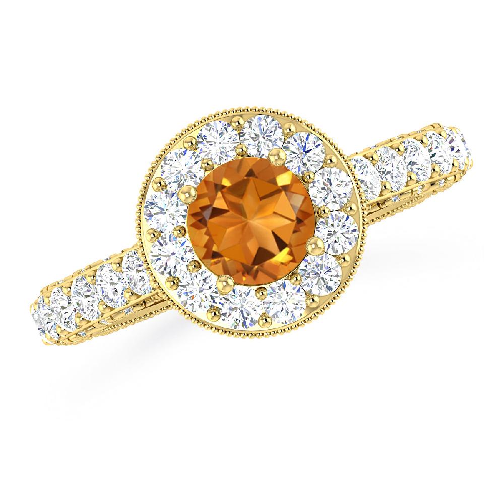 Yellow Gold - Citrine