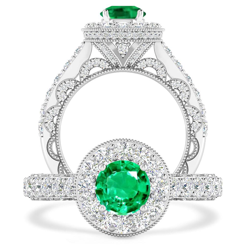 White Gold - Emerald