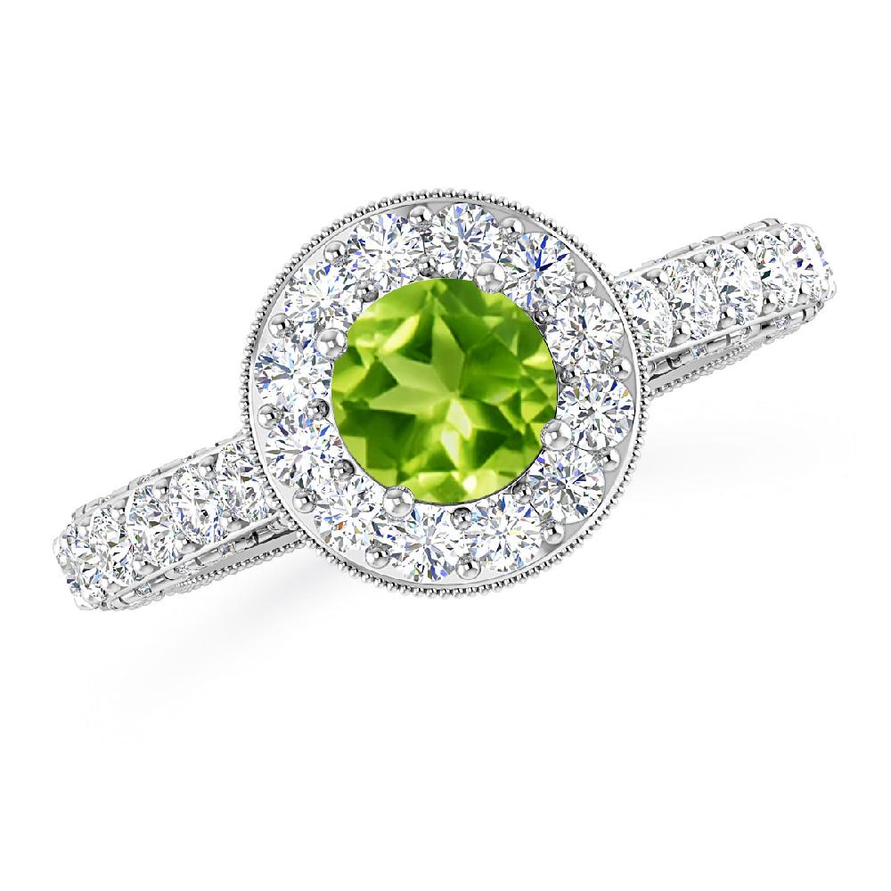 White Gold - Peridot