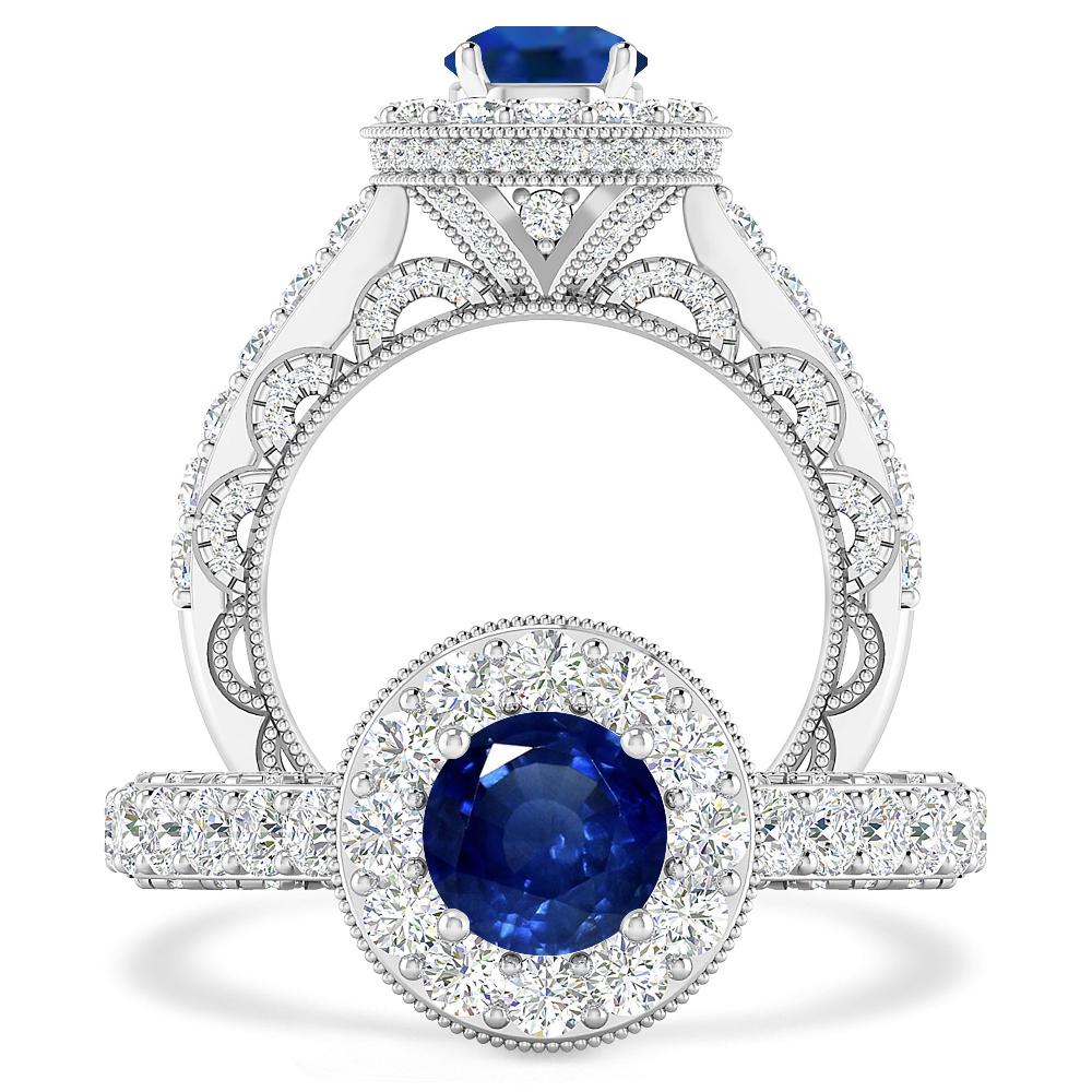 White Gold - Sapphire