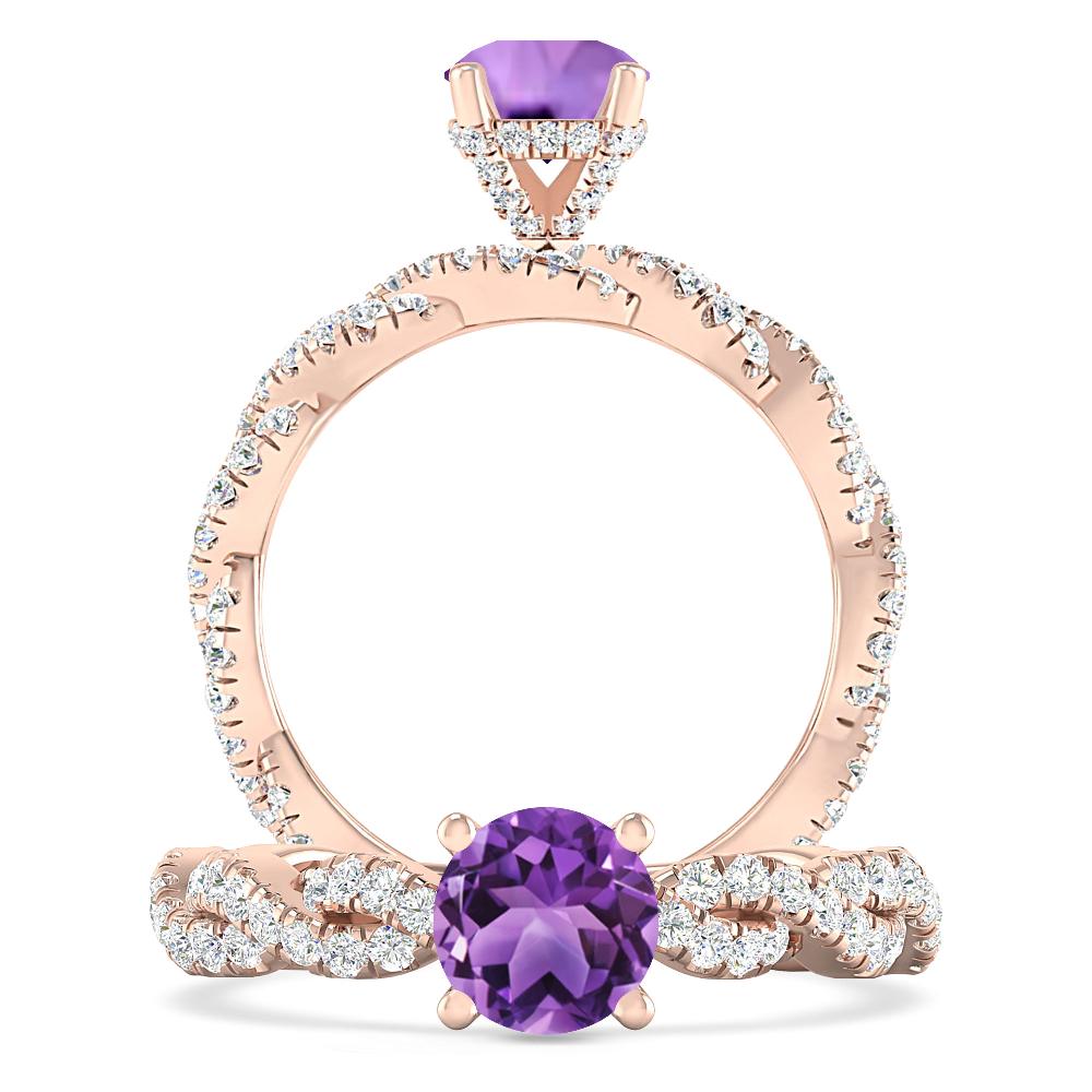 Rose Gold - Amethyst
