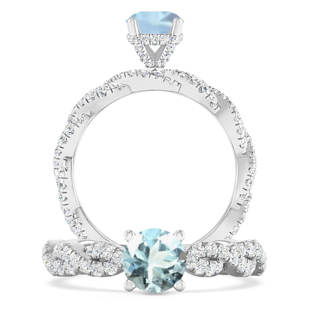 White Gold - Aquamarine