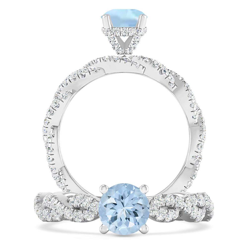 White Gold - Aquamarine