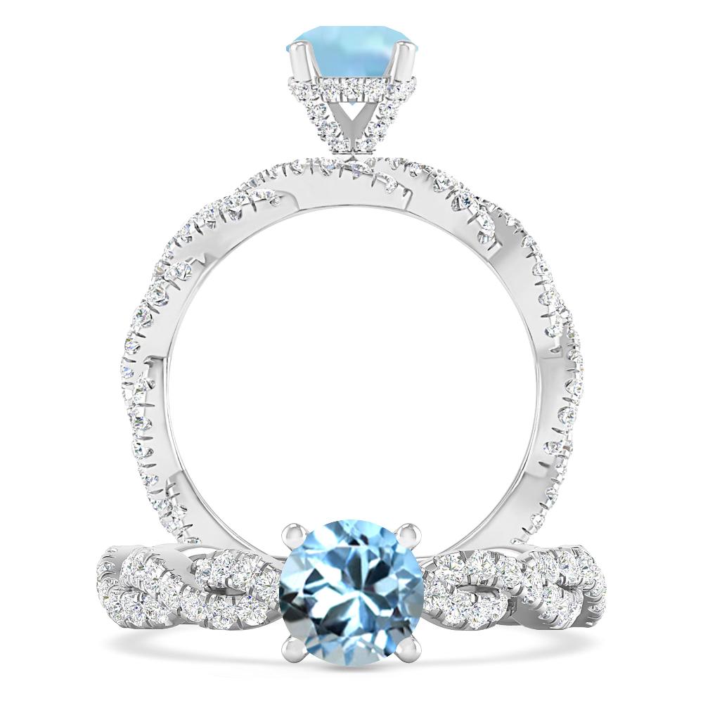 White Gold - Aquamarine