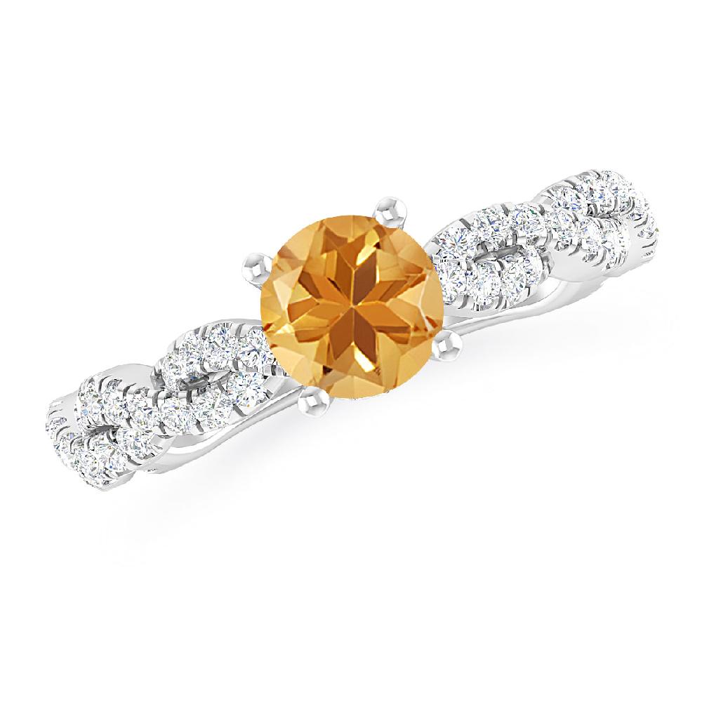 White Gold - Citrine