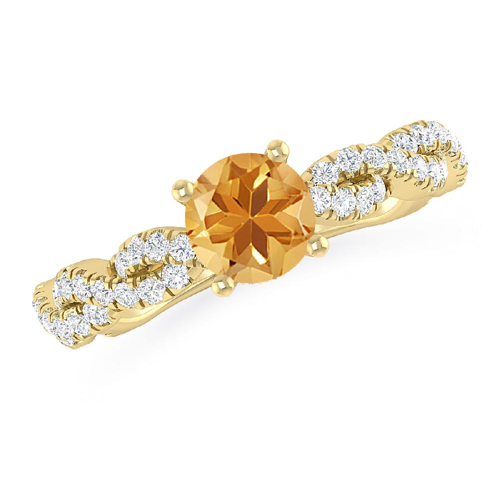 Yellow Gold - Citrine