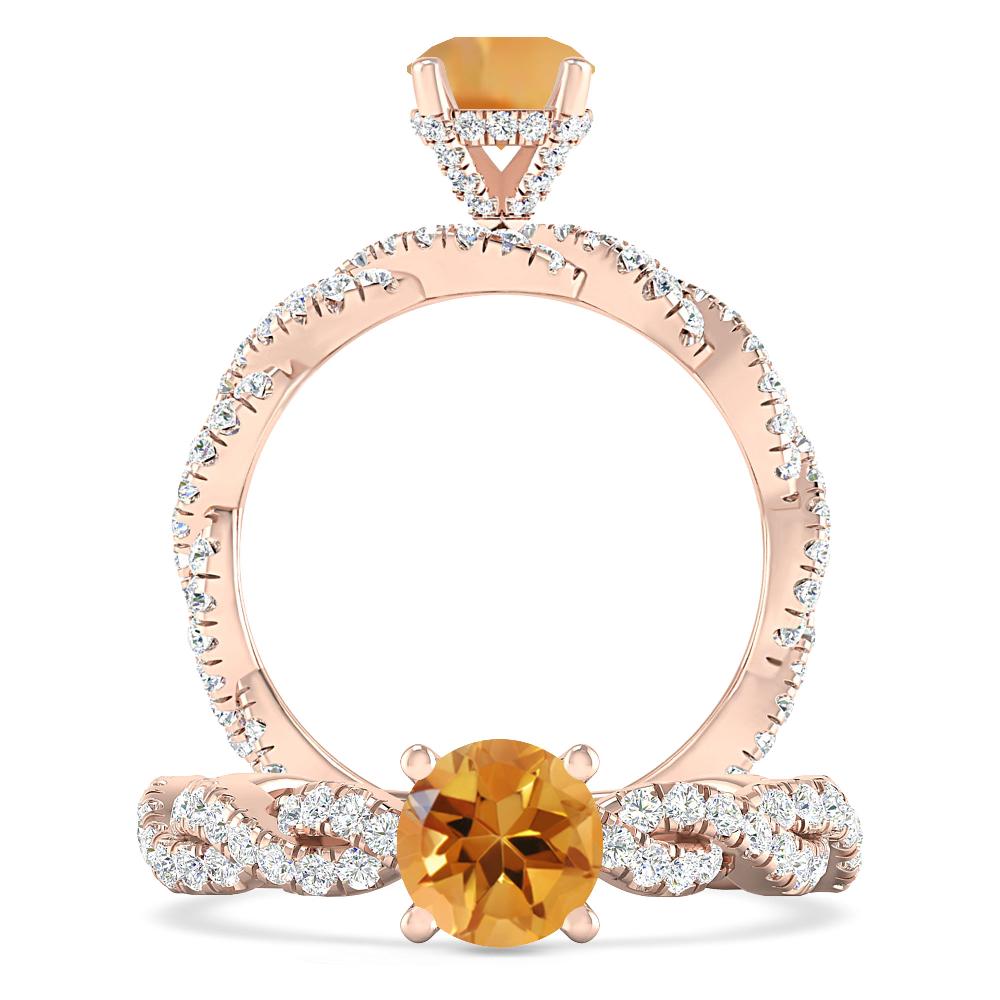 Rose Gold - Citrine