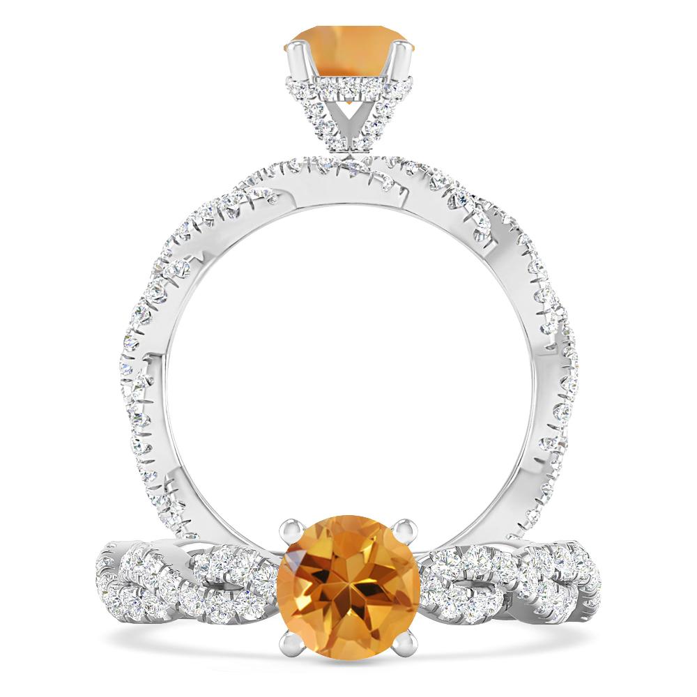 White Gold - Citrine