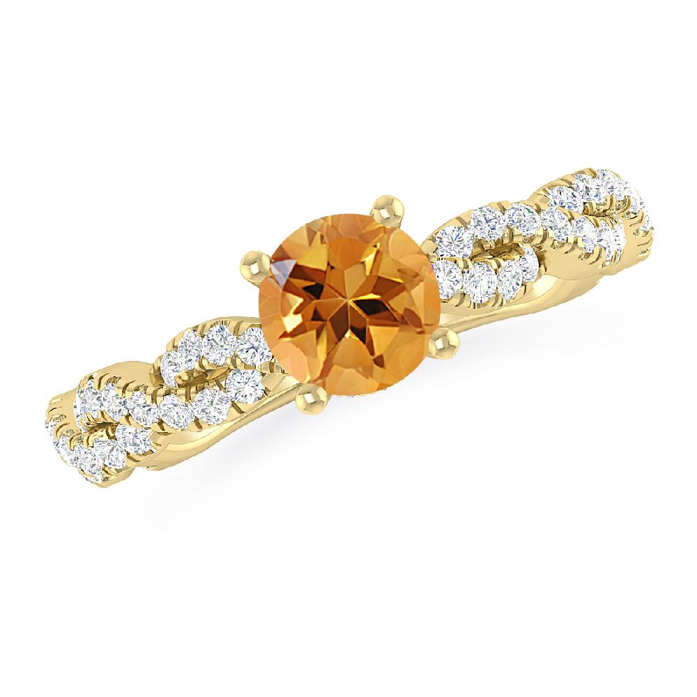 Yellow Gold - Citrine