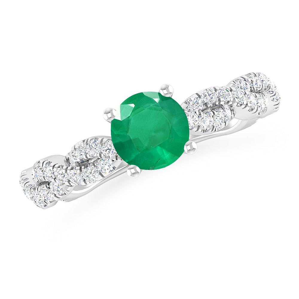 White Gold - Emerald