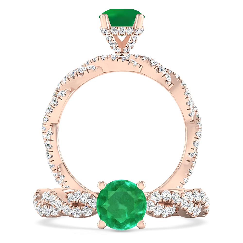Rose Gold - Emerald