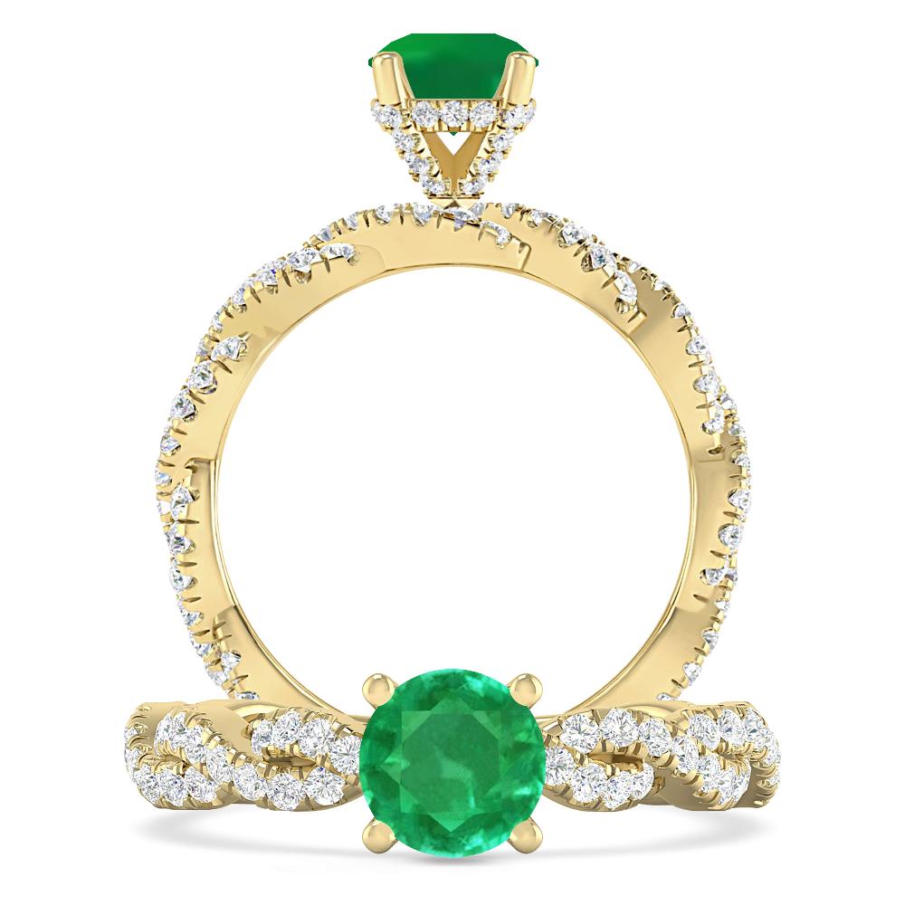 Yellow Gold - Emerald