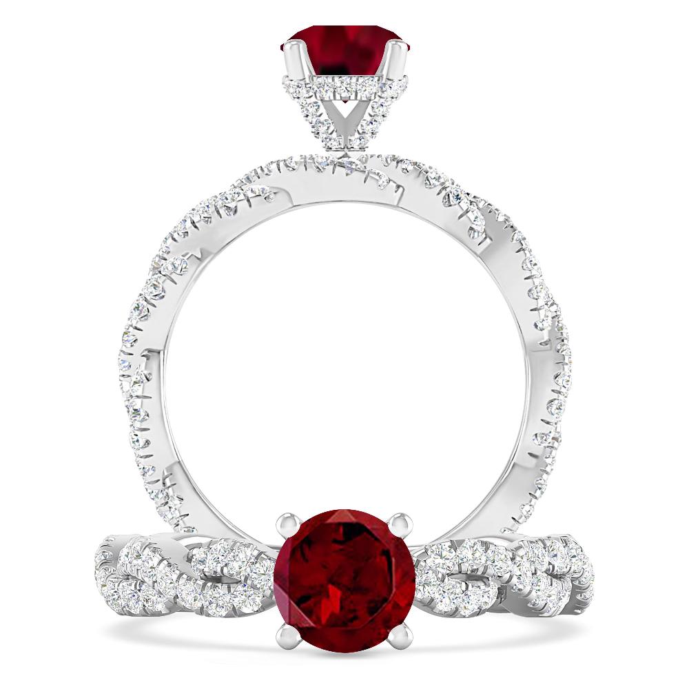 White Gold - Garnet