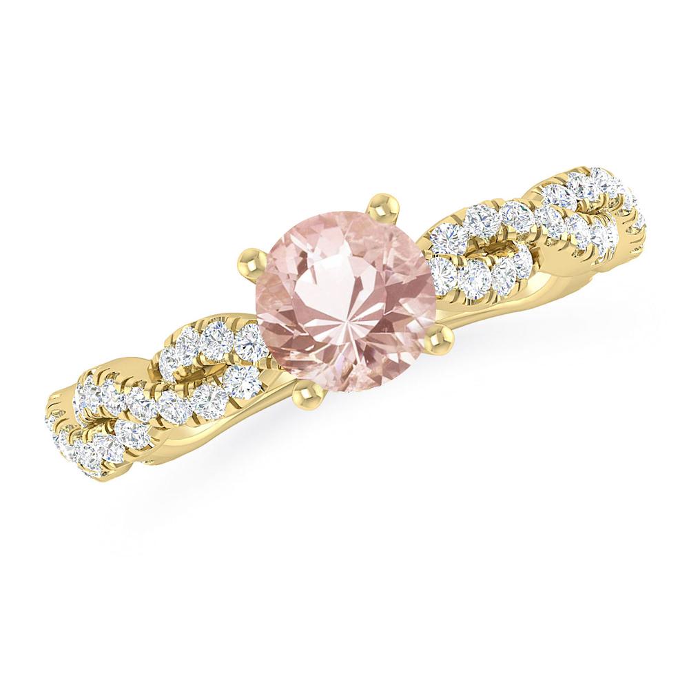 Yellow Gold - Morganite
